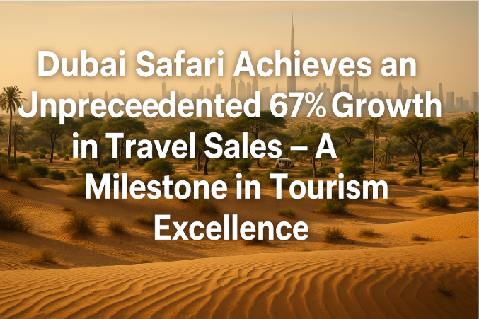 Dubai Safari Achieves an Unprecedented 67% Growth in Travel Sales – A Milestone in Tourism Excellence